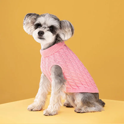 Warm Dog Clothes Knitted Clothes for Dogs Chihuahua Sweater for Small Dogs Winter Clothes for Sphinx Cat Dog Sweater for York