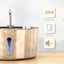 Stainless Steel Cat Water Fountain & 8+4 Replacement filters, 135oz/4L Automatic Pet Fountain Dog Water Dispenser for Cats Dogs