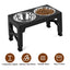 Foldable Raised Dog Bowl Stand