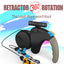 Dual Dog Rope Leash Pet Traction Rope Belt Retractable for 2 Dogs Walking Double with Light Rotation Pet Rope Pet Supplies