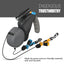 Dual Dog Rope Leash Pet Traction Rope Belt Retractable for 2 Dogs Walking Double with Light Rotation Pet Rope Pet Supplies