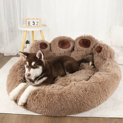 "Ultimate Comfort Cozy Snuggle Paw Dog Sofa - The Perfect Retreat for Your Furry Friend!"